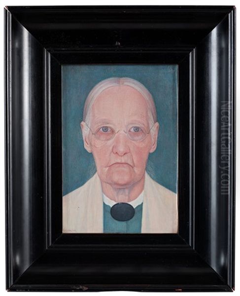 My Mother Oil Painting by Stefan Johansson