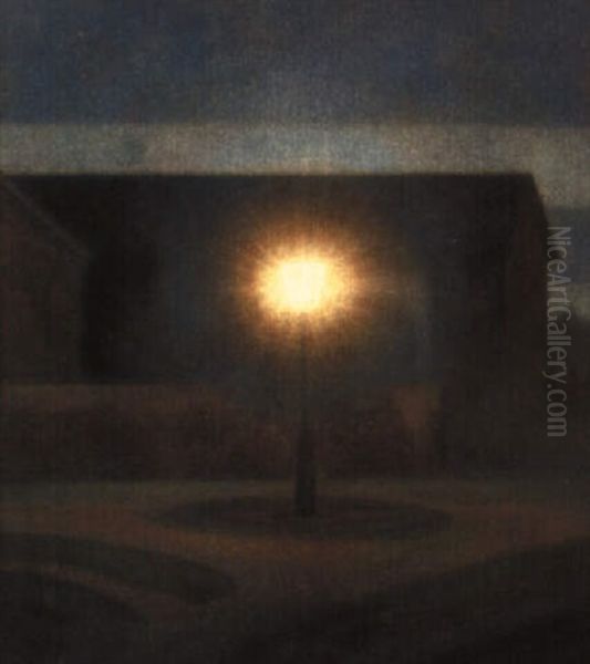 Lykta, Mandager Oil Painting by Stefan Johansson