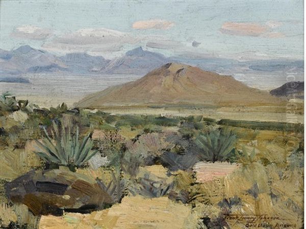 Gold Basin, Arizona Oil Painting by Frank Tenney Johnson