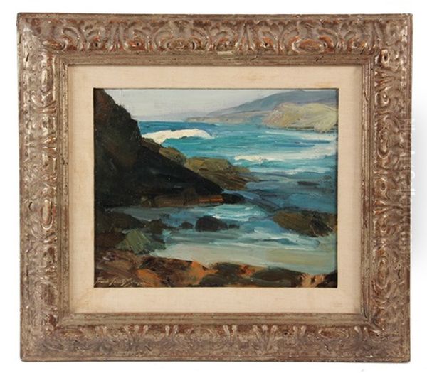 Marine Sketch Oil Painting by Frank Johnson