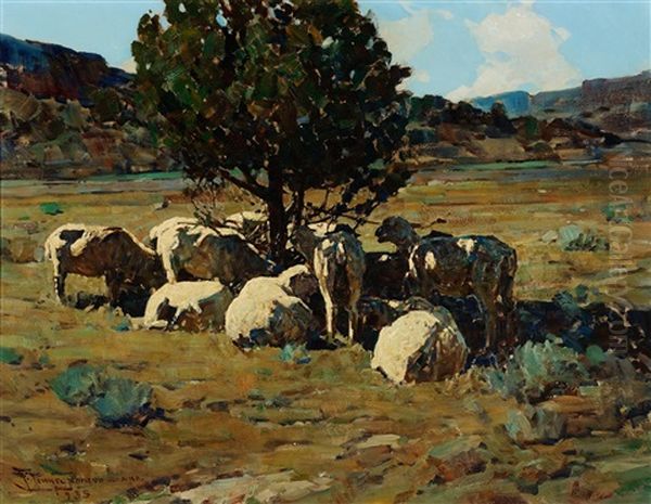 Siesta Hour Oil Painting by Frank Johnson