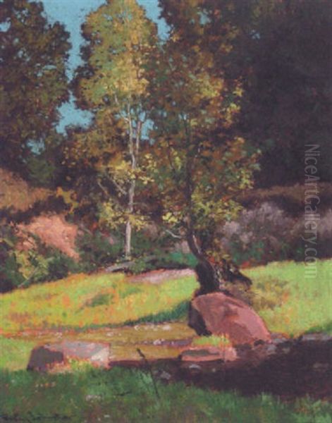 The Laughing Valley Oil Painting by Francis Hans Johnston