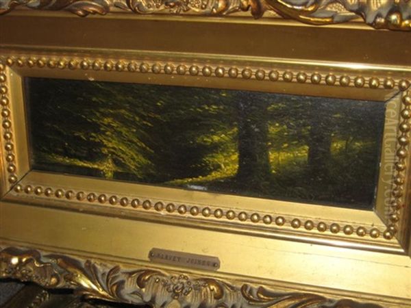 Sunlit Woods Oil Painting by Harvey Joiner