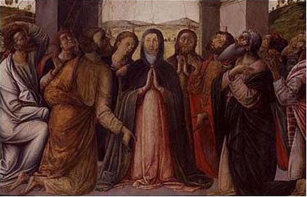 Pentecost Oil Painting by Lazzaro Bastiani