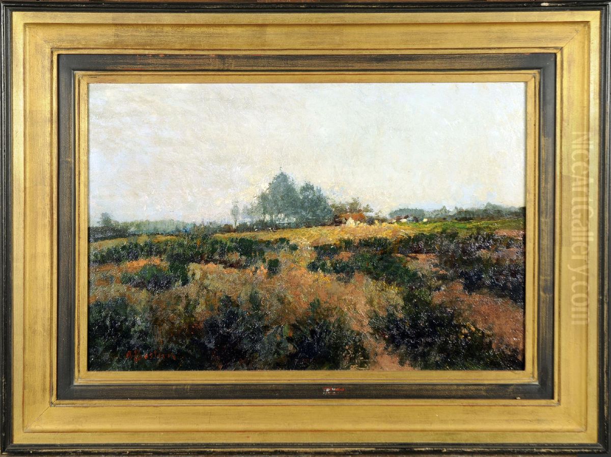 Paysage Oil Painting by Alfred Bastien