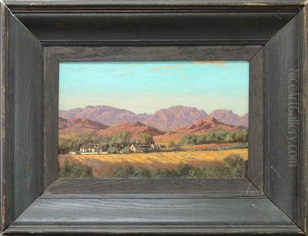 Sunset On The Mountain Oil Painting by Tinus de Jongh