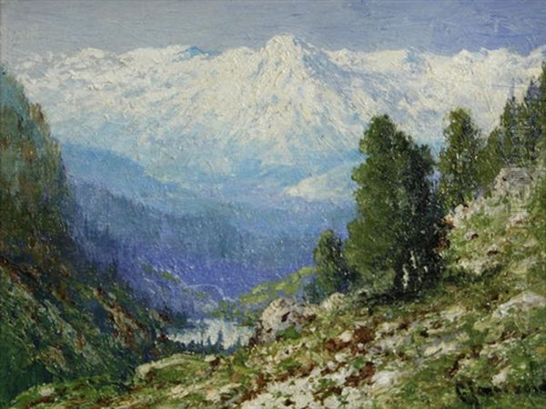 Sierra Vista Oil Painting by Carl Henrik Jonnevold