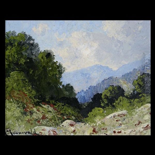 Landscape Oil Painting by Carl Henrik Jonnevold