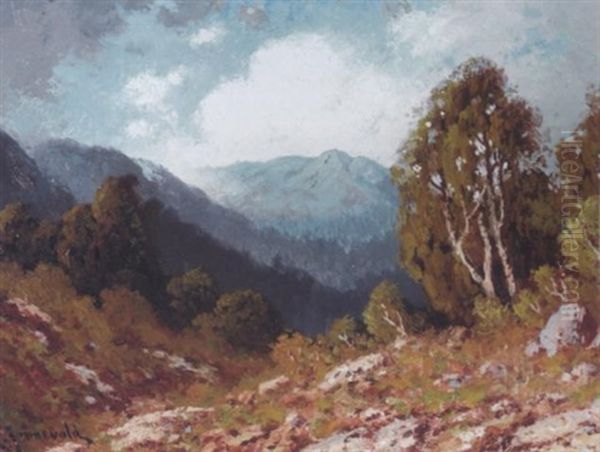 Marin Landscape, Sunny Day Oil Painting by Carl Henrik Jonnevold