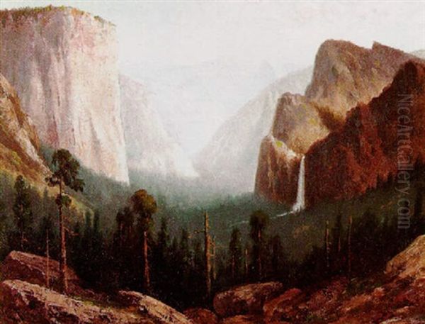 Yosemite Valley Oil Painting by Carl Henrik Jonnevold