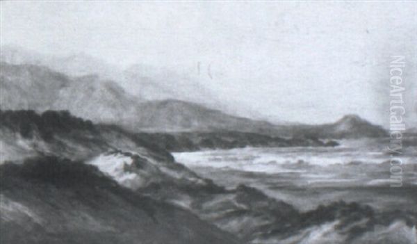 Winding Path Oil Painting by Carl Henrik Jonnevold