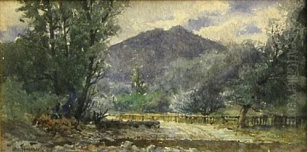 View Of Mt. Tamalpais Oil Painting by Christian Jorgensen