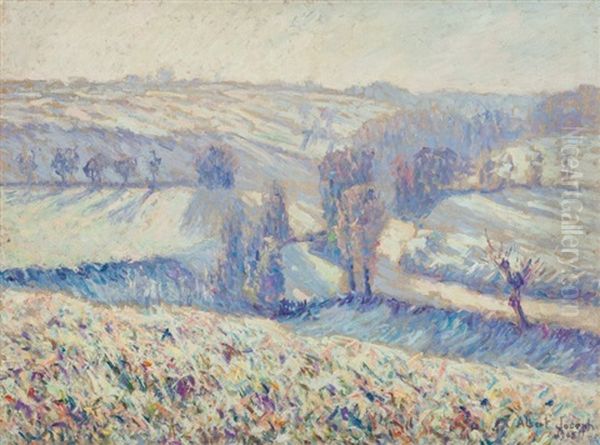 Paysage D'hiver En Creuse, 1905 Oil Painting by Albert Joseph