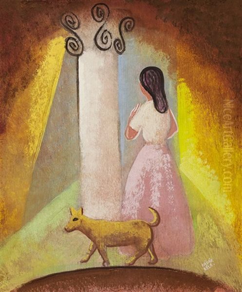 Tajemna Komnata Oil Painting by Bela Kadar