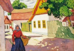 Utca Nyari Ragyogasban (street In Summer Glow)