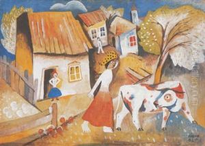 Falusi Jelenet (village Scene)