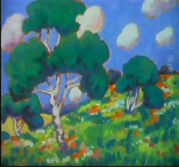 Sommertag Oil Painting by Bela Kadar