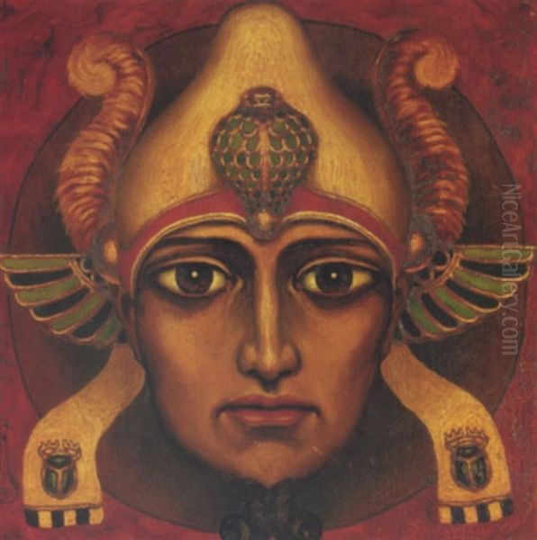 The Pharaoh Oil Painting by Nicolai Konstantinovich Kalmakov
