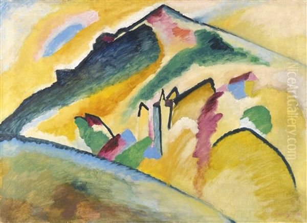 Herbstlandschaft (autumn Landscape) Oil Painting by Wassily Kandinsky