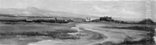 Blick Auf Den Campo D'annibale Bei Cannae Oil Painting by Edmund Friedrich Kanoldt