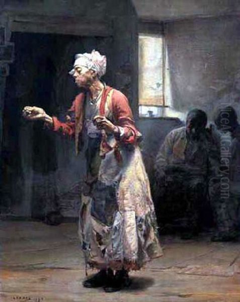 Tattered And Torn Oil Painting by Alfred Kappes