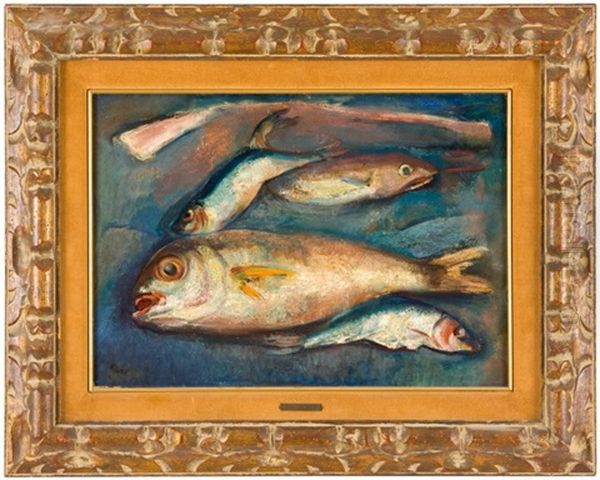 Ryby Oil Painting by Georges (Karpeles) Kars