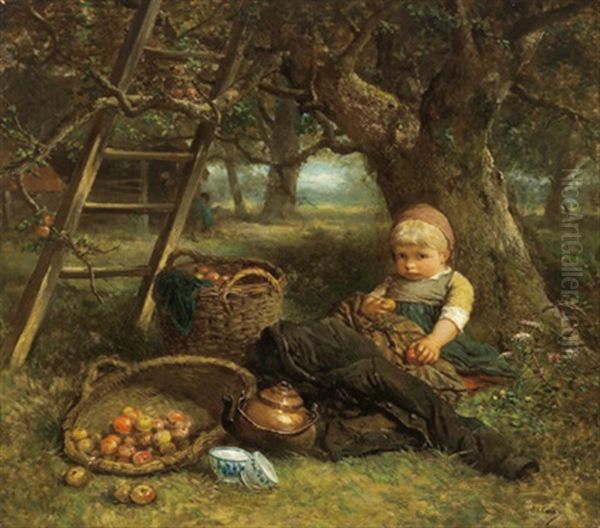 Der Kleine Apfelfreund Oil Painting by Mari ten Kate
