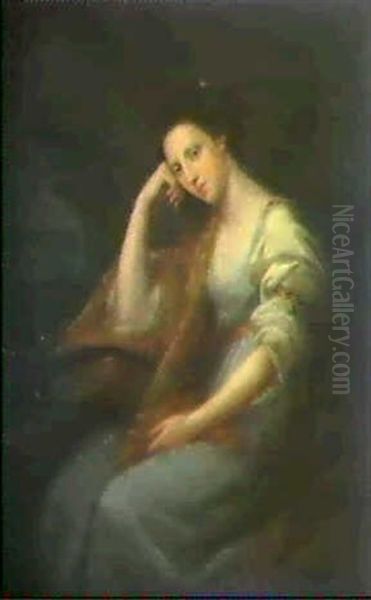 Bildnis Der Lady Louisa Macdonald Oil Painting by Angelika Kauffmann