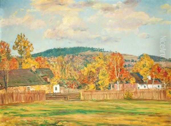 Podzimni Nalada Oil Painting by Frantisek Kavan
