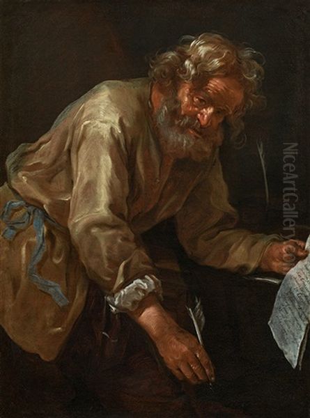 The Philiosopher Seneca Oil Painting by Bernhard Keil