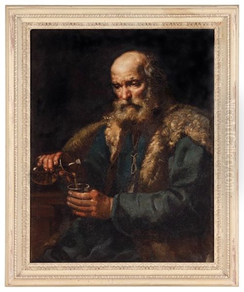Allegoria Dei Cinque Sensi Oil Painting by Bernhard Keil