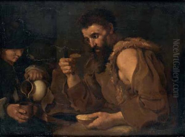Scena Di Genere Oil Painting by Bernhard Keil, Monsu Bernardo