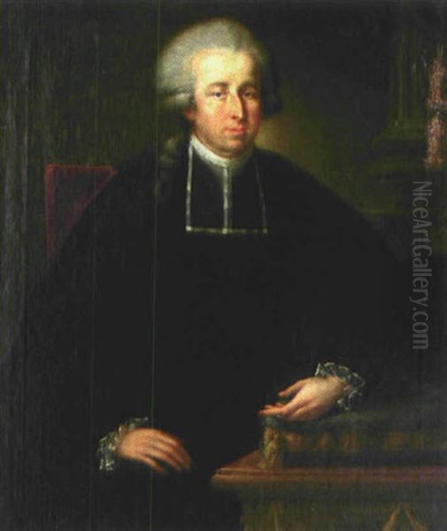 Herrenportrait Oil Painting by Ignaz Franz Keill