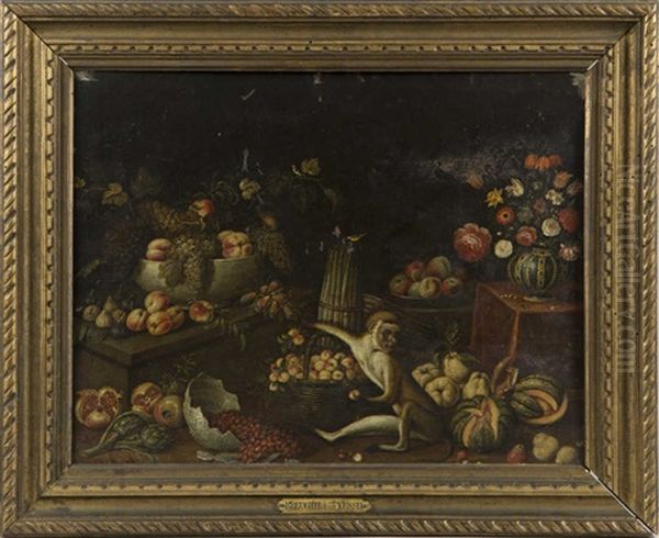 Nature Morte Aux Fruits Oil Painting by Jan van Kessel the Younger