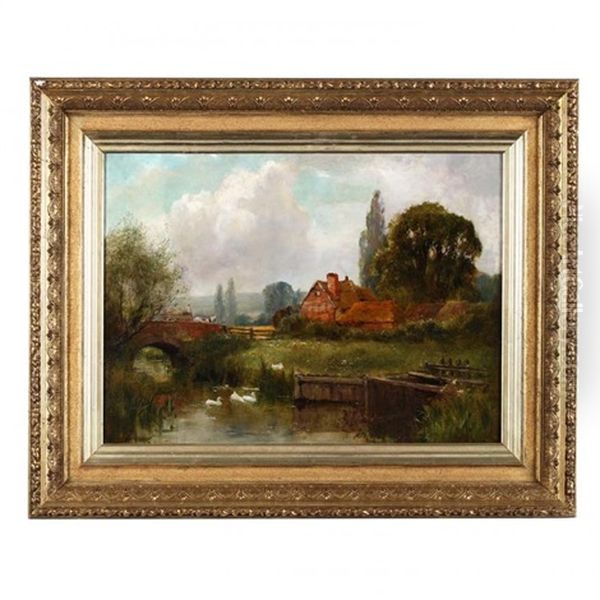 End Of Day Oil Painting by Henry John Yeend King