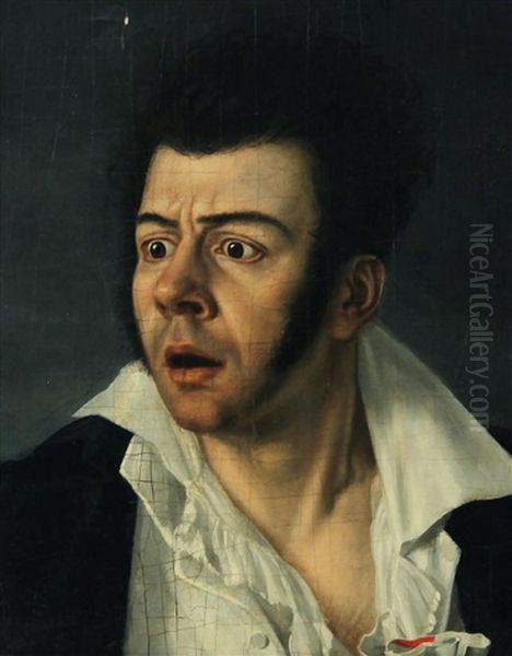 The News (portrait Of A Man) Oil Painting by Orest Kiprensky