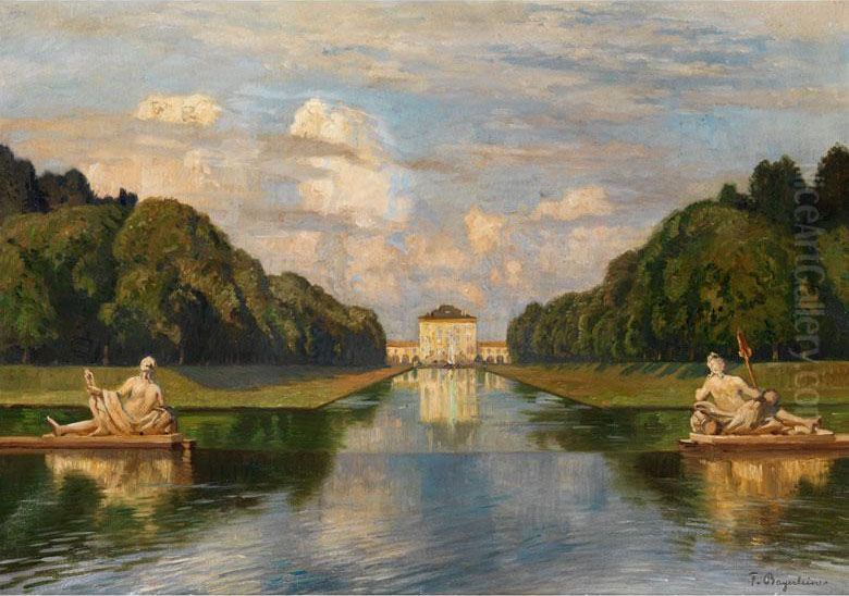 Schloss Nymphenburg Oil Painting by Fritz Bayerlein