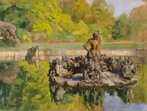 Tritonbrunnen In Nymphenburg