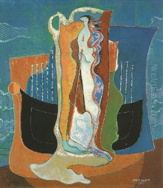 Die Landung Der Helena Oil Painting by Cesar Klein Die Landung Der Helena Oil Painting by Cesar Klein