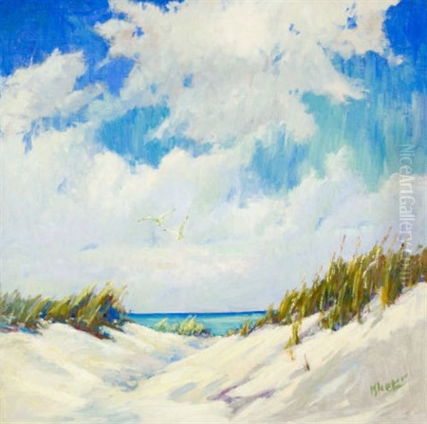 Dunes Oil Painting by Frank Klepper