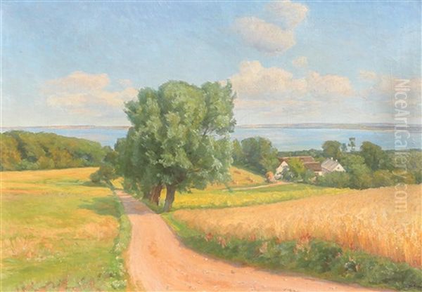 Island Of Zeeland Oil Painting by Peder Klitz