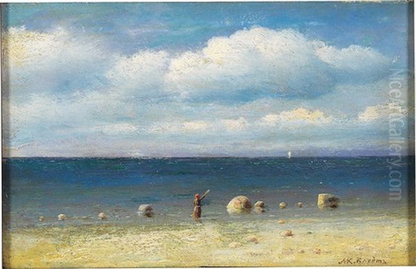 The Farewell Oil Painting by Mikhail Konstantinovich Klodt