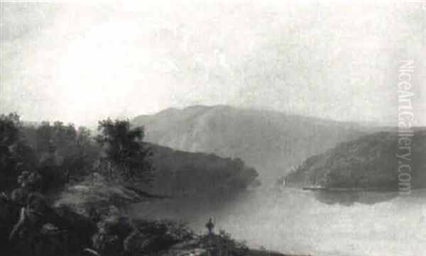The Riverboat Oil Painting by Charles Wilson Knapp