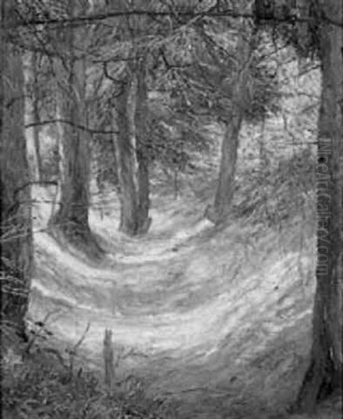 Im Wald Oil Painting by Friedrich Koenig