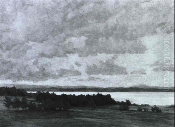 Blick Auf Den Starnberger See Oil Painting by Marie Albert Koenig-Winternitz