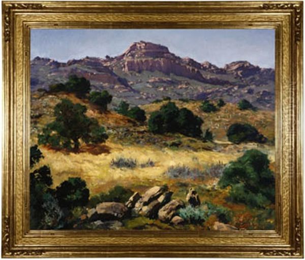 Chatsworth Manor Oil Painting by Emil Kosa Sr.