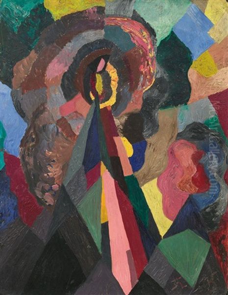 L'orage En Fureur Oil Painting by Jeanne (Hannah) Freundlich Kosnick-Kloss