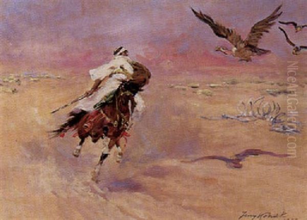 Durch Die Wuste Oil Painting by Jerzy Kossak