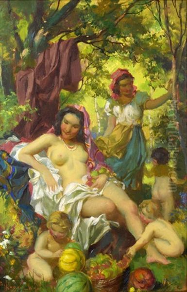 Summer Oil Painting by Marcel Krasicky