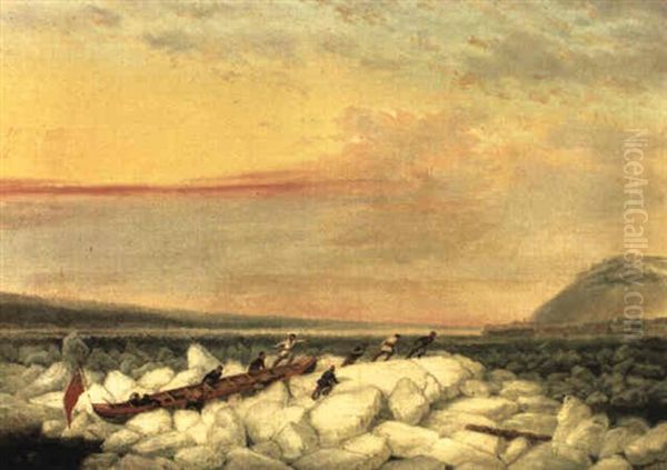The Royal Mail Oil Painting by Cornelius David Krieghoff